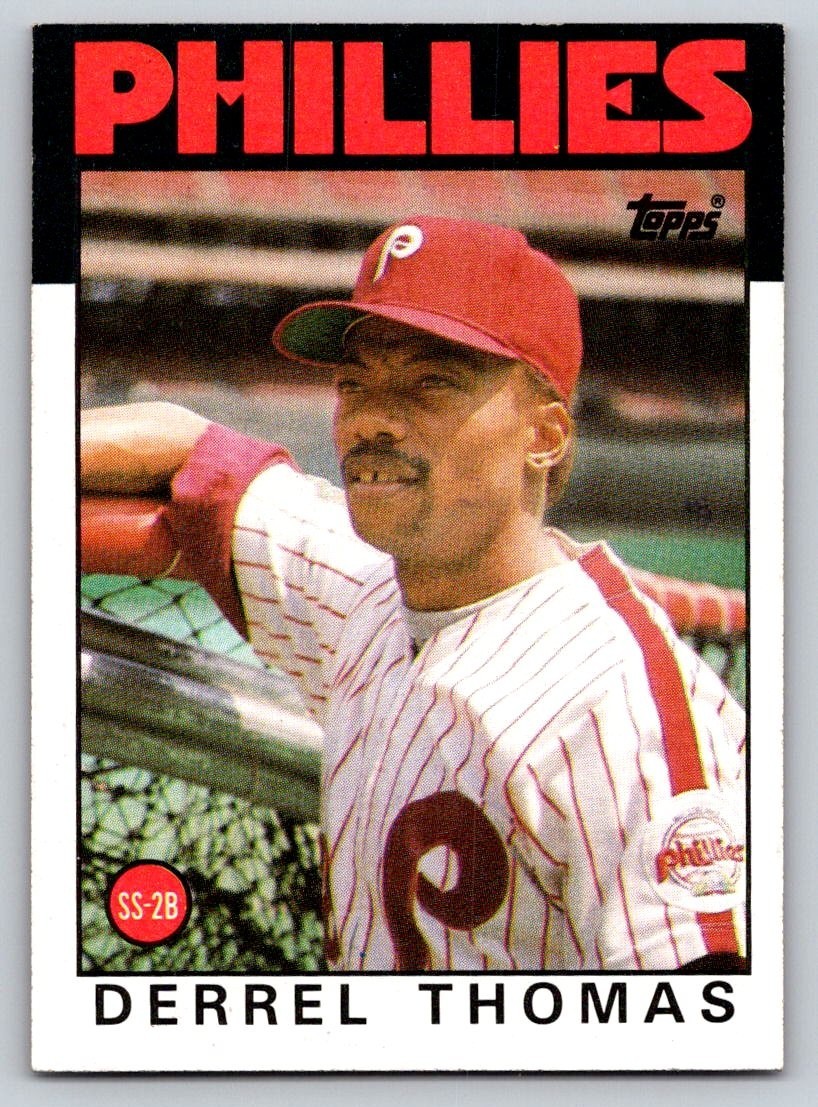 1986 Topps - Derrel Thomas #158