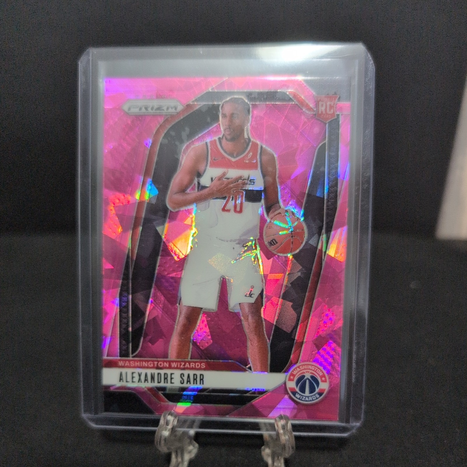 2024-25 Panini Prizm #264 Alexandre Sarr Prizm Pink Ice