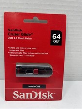 SanDisk Cruzer Glide 64GB USB 2.0/3.0 Flash Drive SDCZ60-064G-A46 NEW Sealed