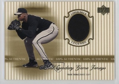 2000 Upper Deck Legends Legendary Game Jerseys Frank Thomas #J-FT HOF 03lu