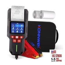 Car Battery Tester with Printer, 6V 12V 24V Automotive Battery Load Tester 10