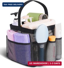 EUDELE Mesh Shower Caddy Portable for College Dorm Room Essentials, Shower Caddy