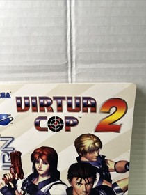 virtua cop 2 sega saturn manual only with registration card