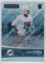 2017 Panini Rookies & Stars Longevity Signatures 29/99 Isaiah Ford #208 Auto 0f8
