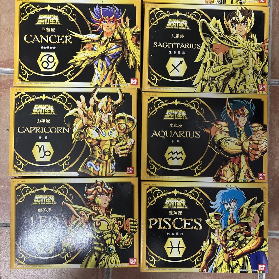 Lote Colección Completa 12 Caballeros Zodiaco Saint Seiya. Caballeros De Oro. - Imagen 3 de 4