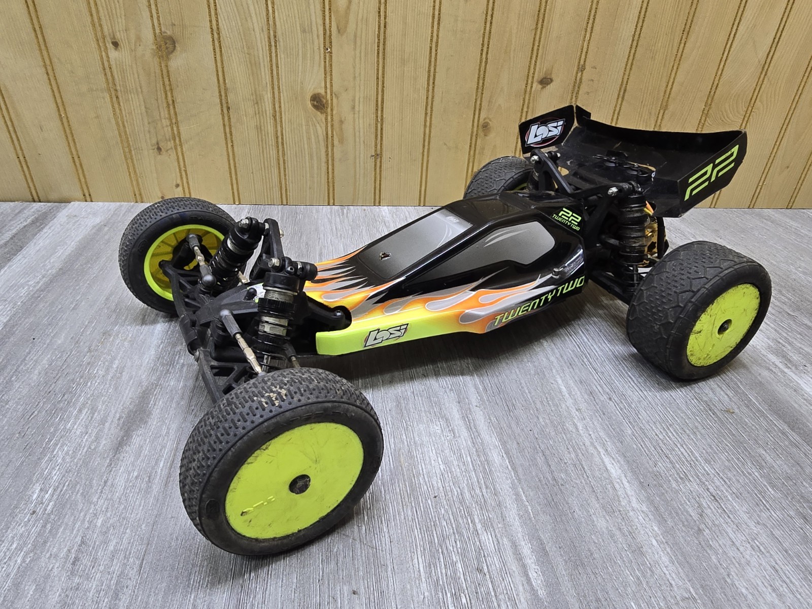 Team Losi Racing TLR 22T 1.0 1/10 2wd Buggy Servo Used