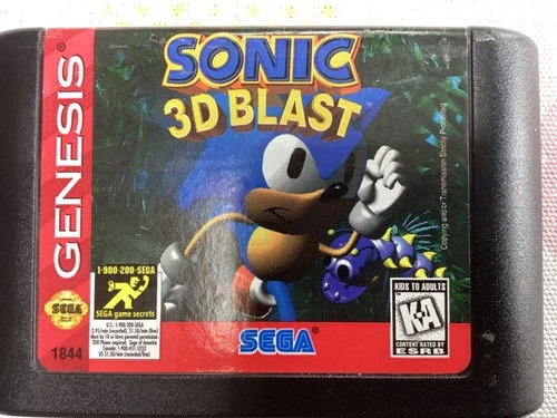 SONIC 3D BLAST Sega Genesis 1996 - Cartridge Only