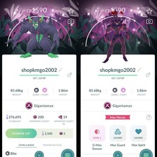 Non Shiny Gigantamax Grimmsnarl Background Go Wild Area 2025 - 20k dust