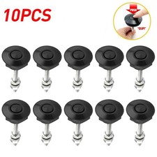 10 Pack Push Button Quick Release Hood Pins Bonnet Lock Clip Latch Bumper Kit Ek