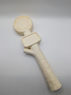 Jeff Foxworthy's Bar-B-Q Tap Handle Tree Branch Wood Grain Beer Keg