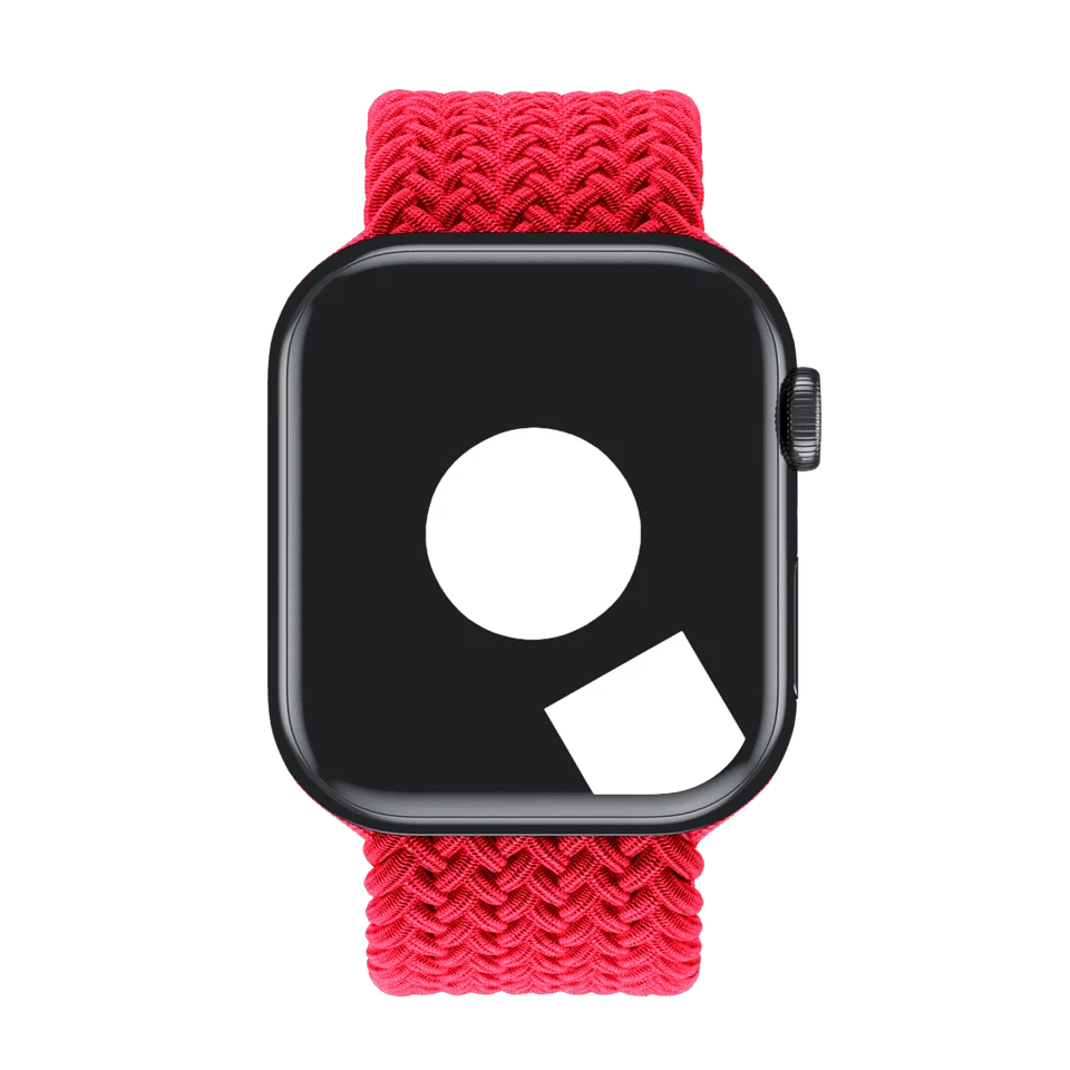 APPLE WATCH BRAIDED SOLO LOOP BAND 40MM, SIZE 1 - RED - Image 4 of 4
