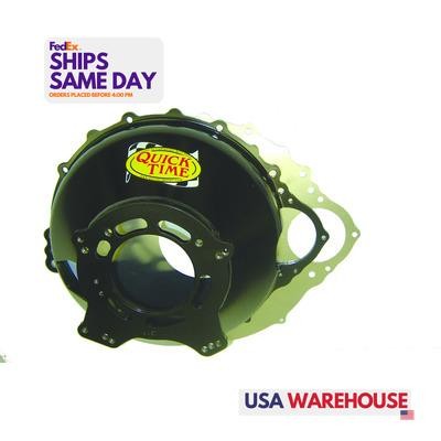 Quick Time RM-6057, Kit Black Steel Bellhousing Bbf To Early Toploader/Bw T-10 S