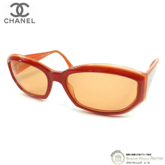 【CHANEL】オーバルサングラス オレンジレンズ ケース付き CHANEL Orange Sunglasses for Women for sale | eBay