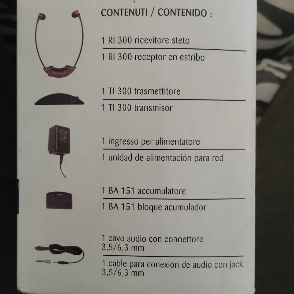 Sennheiser Cuffie TV tecnologia stereo infrarossi, foto 2 di 3