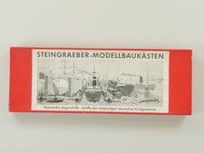 Steingraeber 837 Niszczyciel Admiral Galster Drewniany zestaw budowlany JAK NOWY ORYGINALNE OPAKOWANIE 1609-30-40