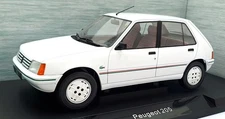 Model Car Group 1/18 Scale MCG18493 - Peugeot 205 - Lacoste White