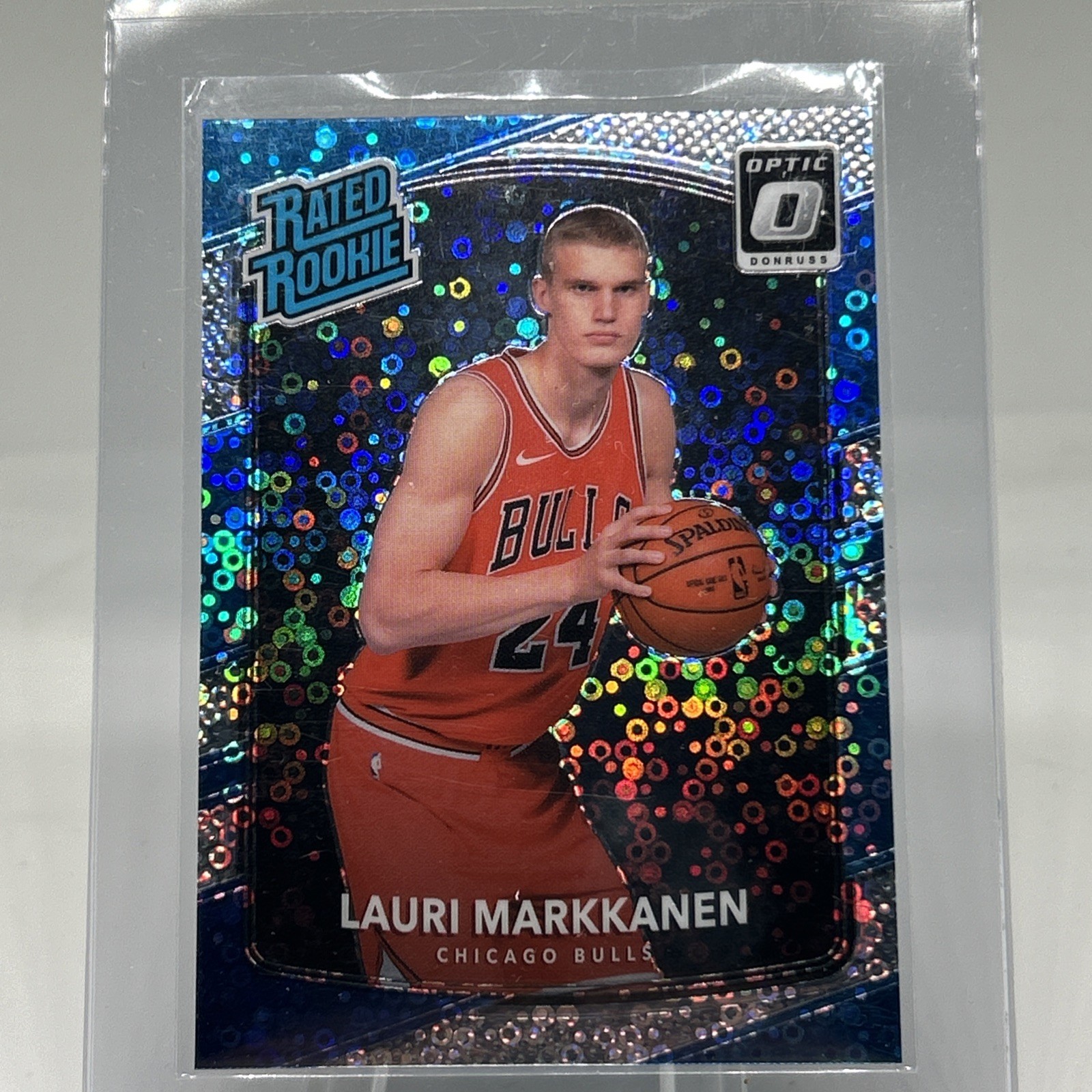 Lauri Markkanen 2017-18 Donruss Optic Rated Rookie Fast Break Prizm SP #159 RC**
