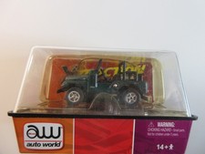Auto World Green Jeep CJ-5 Xtraction HO Slot Car