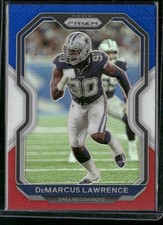 2020 Panini Prizm #153 DeMarcus Lawrence Prizm Red White and Blue