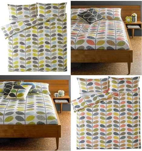 Orla Kiely Scribble Stem Duvet Cover or Pillowcases - 2 Colours