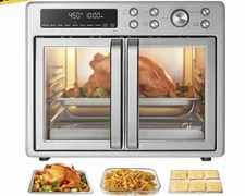 Midea Flexify 26.4 QT French Door Toaster Oven Air Fryer Combo Stainless Steel