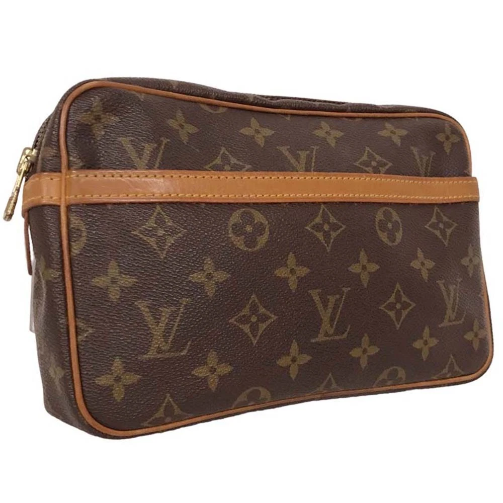 Vuitton — Louis Vuitton Compi 23 M51847 Canvas Brown Body Bag Women's KNB1874 #KNB1874