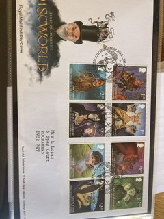 GB UK 2023 Terry Pratchett's Discworld 1 pristine FDC covers £1.99 start