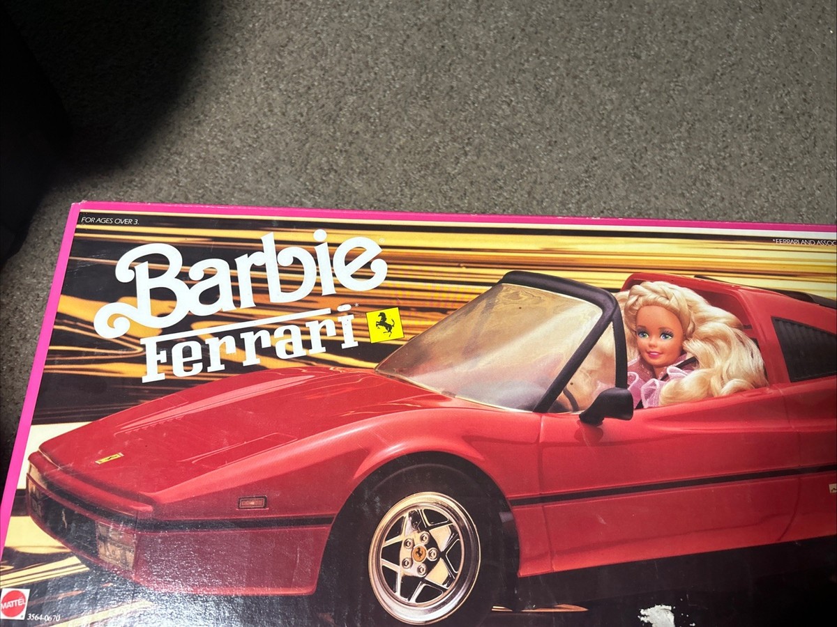 Barbie - 1986年バービーBarbieフェラーリFerrariヴィンテージ Mattel 1986 Vintage Large Red Barbie Ferrari 22