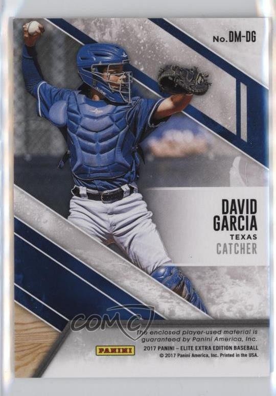 Silver Card Material 2017 Panini Elite Extra Edition Dual Materials Silver 56/149 David ...