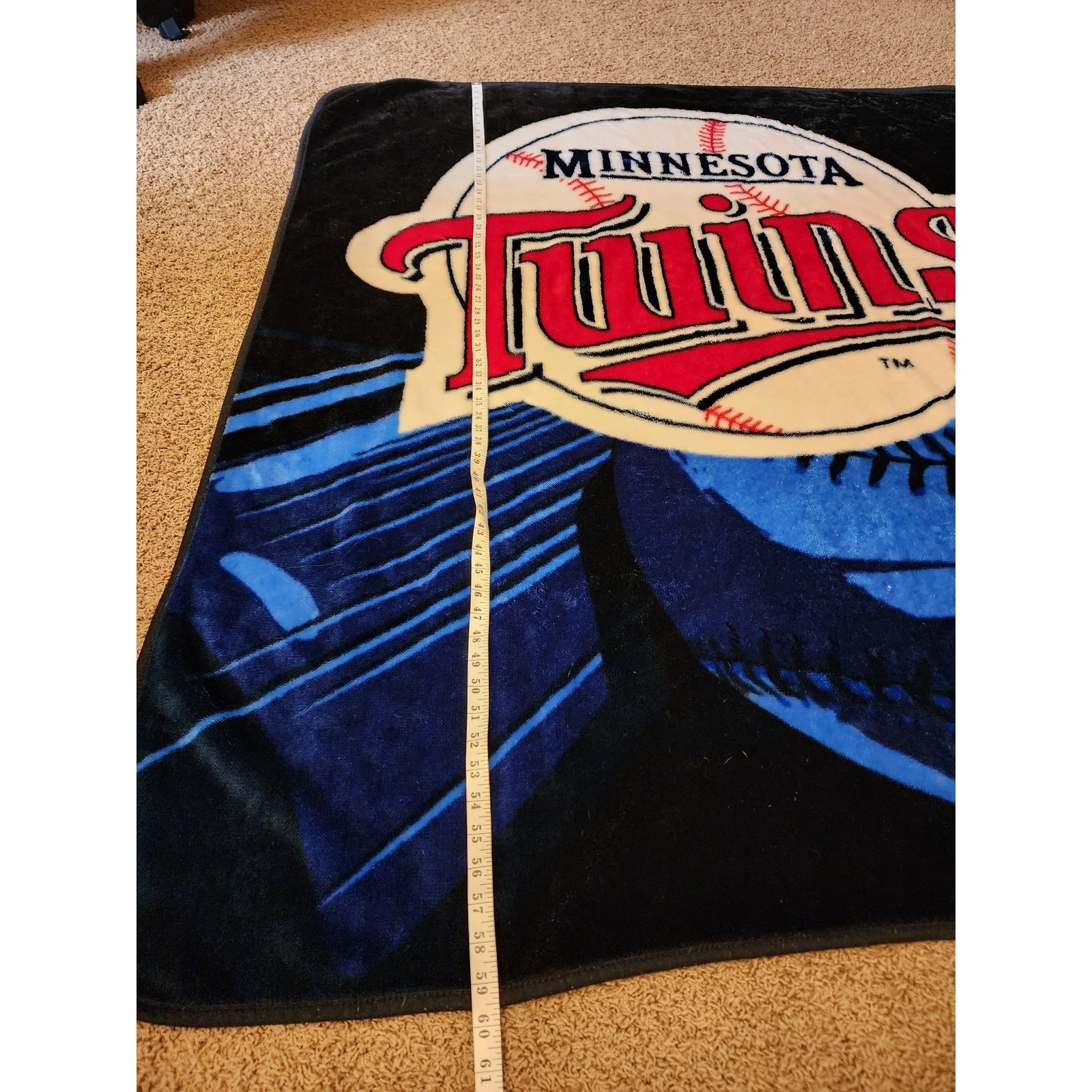Minnesota Twins Blanket Soft Throw  Fleece Stadium Baseball Fan Sports 58x50