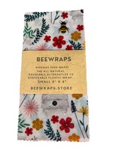 Beewraps SMALL 8” x 8” Made in USA Eco Friendly Reusable Beeswax Food Wrap