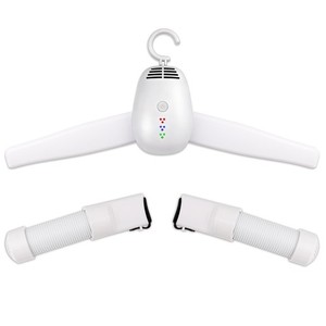 Jjxeqo Séchoir à vêtements de voyage, opération silencieuse 110-240V, blanc sec