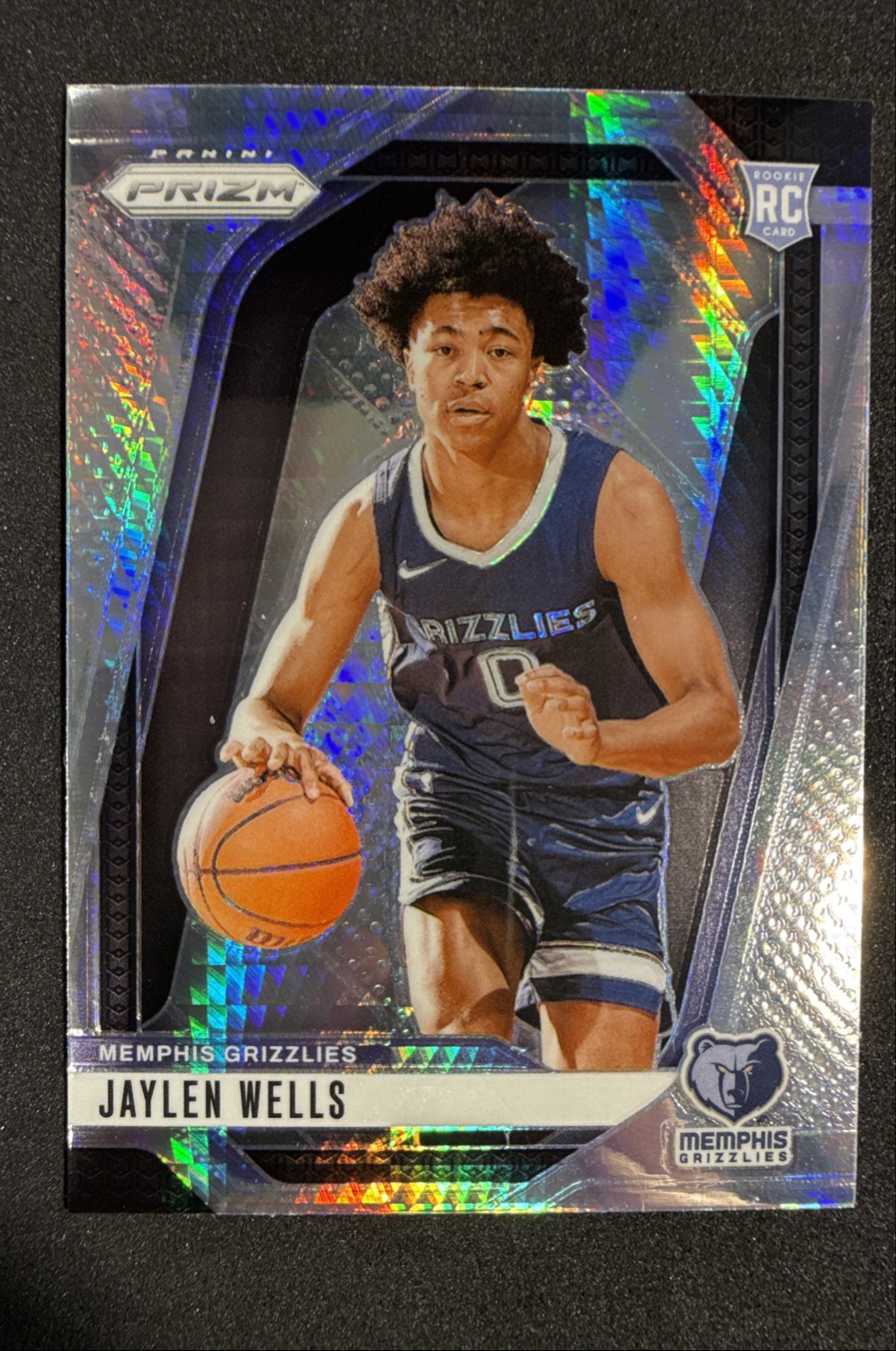 2024-25 Panini Prizm - Jaylen Wells #239 Hyper Prizm (RC)