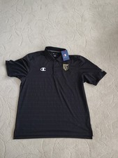 New Official Large Champion Premier Lacrosse League PLL Player's Polo Black 
