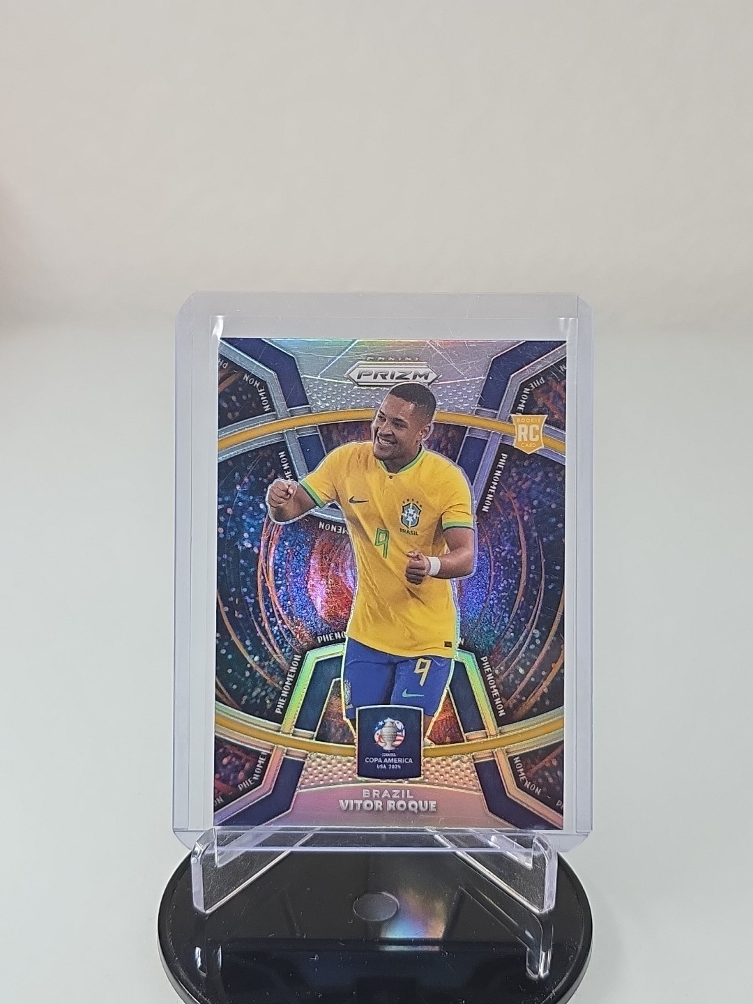 2024 Panini Prizm CONMEBOL Copa America  Phenomenon Vitor Roque #12 Silver Prizm