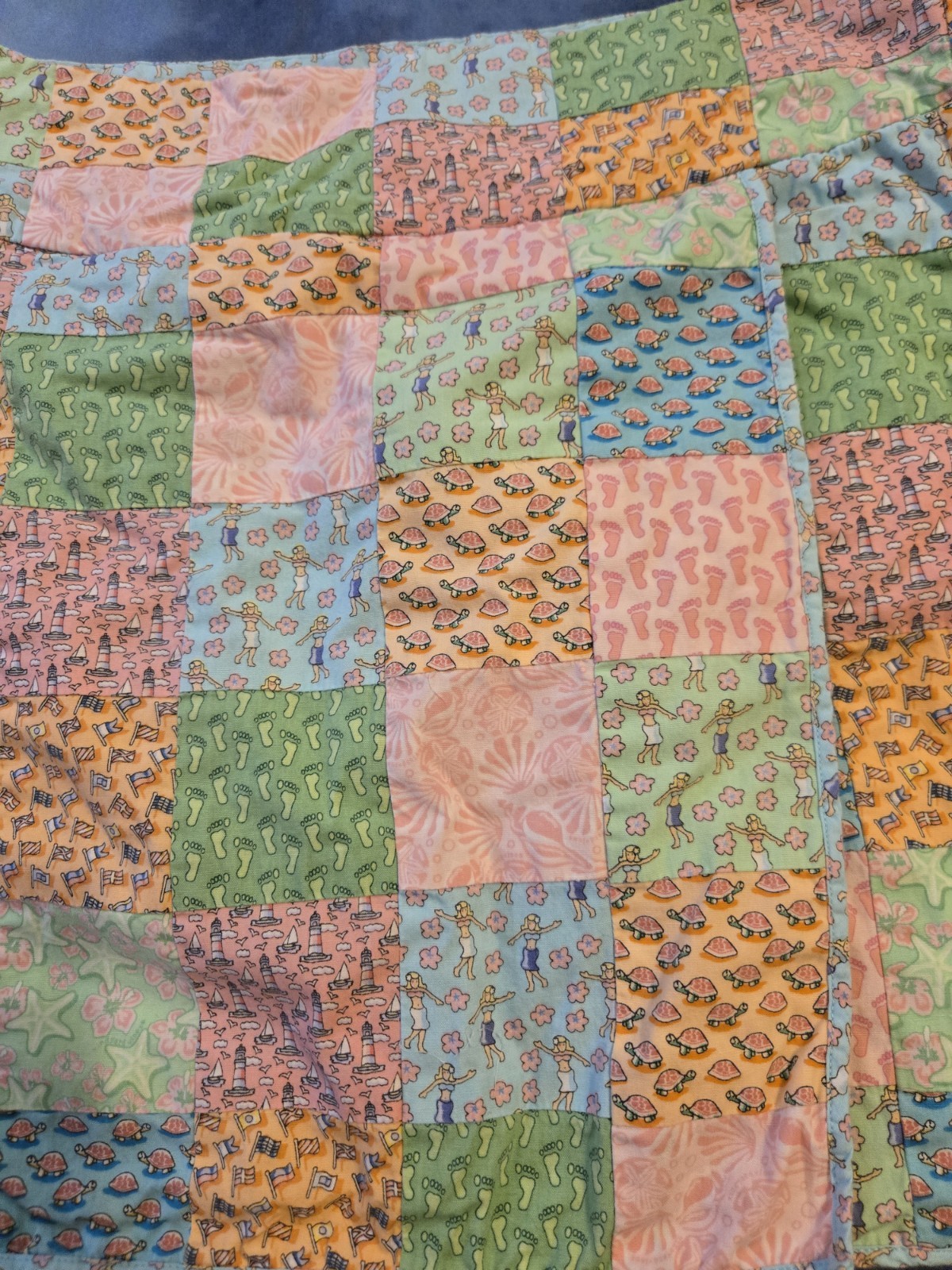 Vineyard Vines Patchwork Skirt Size 4 - image 2