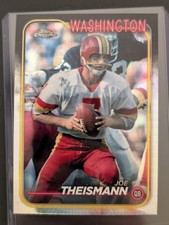 2024 Topps Chrome Prism Refractor Joe Theismann #196 Washington Redskins
