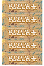 5x Rizla Rolling Papers Natura Single Wide 50 Lvs/Pk DISCOUNTS! USA Fast Shipped