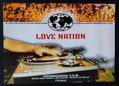   Love Parade 1996 Licht und Liebe Love Nation Dr. Motte & Friends | Berlin
