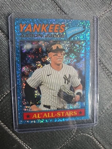 2026 Topps Heritage Baseball Blue Sparkle Aaron Judge All Stars #10 Yankees