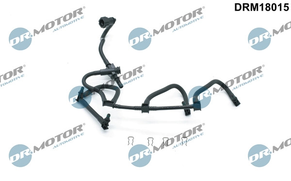 Tuyau de fuite carburant DRM18015 flexible de retour gazole pour injecteur