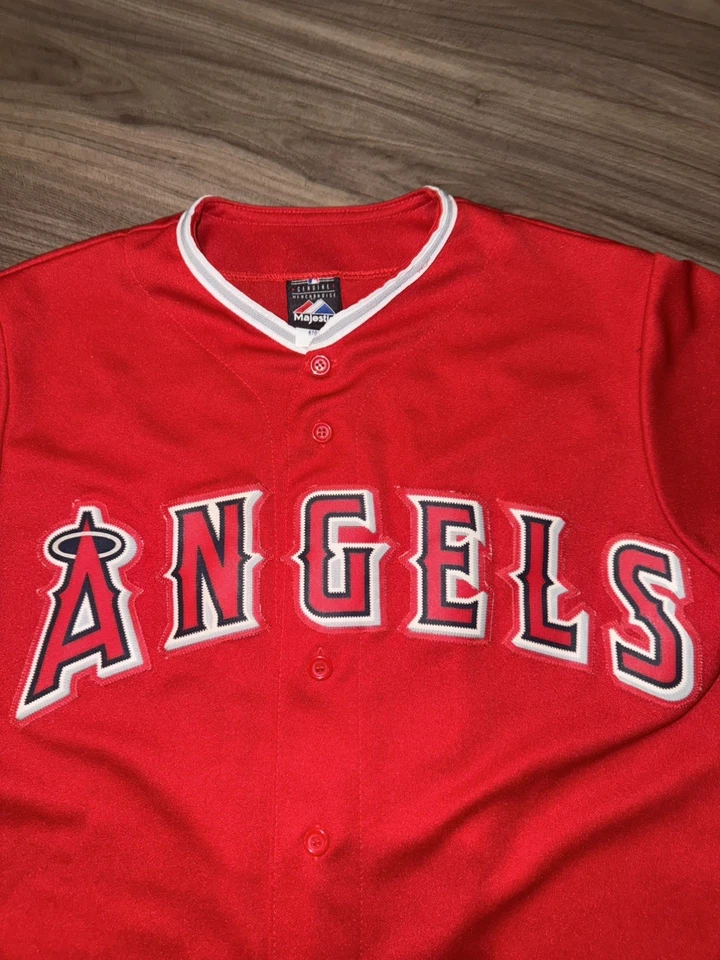 Los Angeles Angels Albert Pujols Majestic Athletic 6700 MLB Baseball Jersey sz S - Image 3 of 4