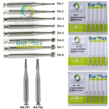 WAVE Dental Round Latch Carbide Bur RA 1 2 3 4 5 6 7 8 Midwest LA For Slow Speed