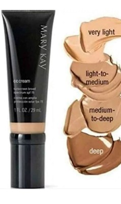 Mary Kay CC Cream VERY DEEP Sunscreen Broad Spectrum SPF 15 NWOB  Exp 03/18
