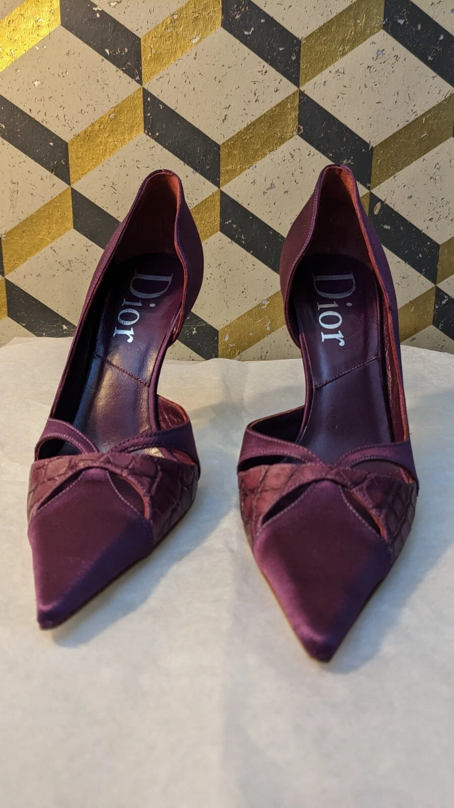 Dior, talon, heels, escarpin, T37FR, croco