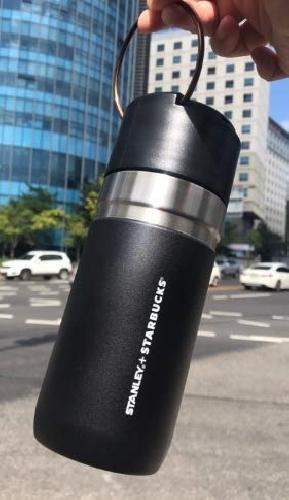 Starbucks Black & Gold Stanley Thermos Stainless Steel Starbucks Black & Gold Stanley Thermos Stainless Steel