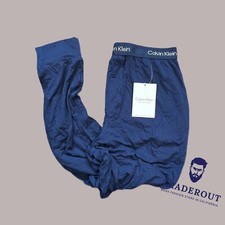 Calvin Klein CK men navy blue ultra soft modal lounge sleep pants size S M