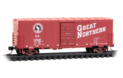 #ad #ad Great Northern 40#x27; Standard Box Car Single Door Micro Trains #024 00 590 N Scale $32.75