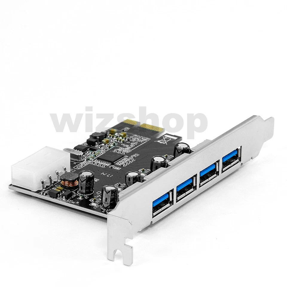 Scheda di espansione 4 porte USB 3.0 interfaccia PCI Express Superspeed 5Gbit/s - Immagine 3 di 3