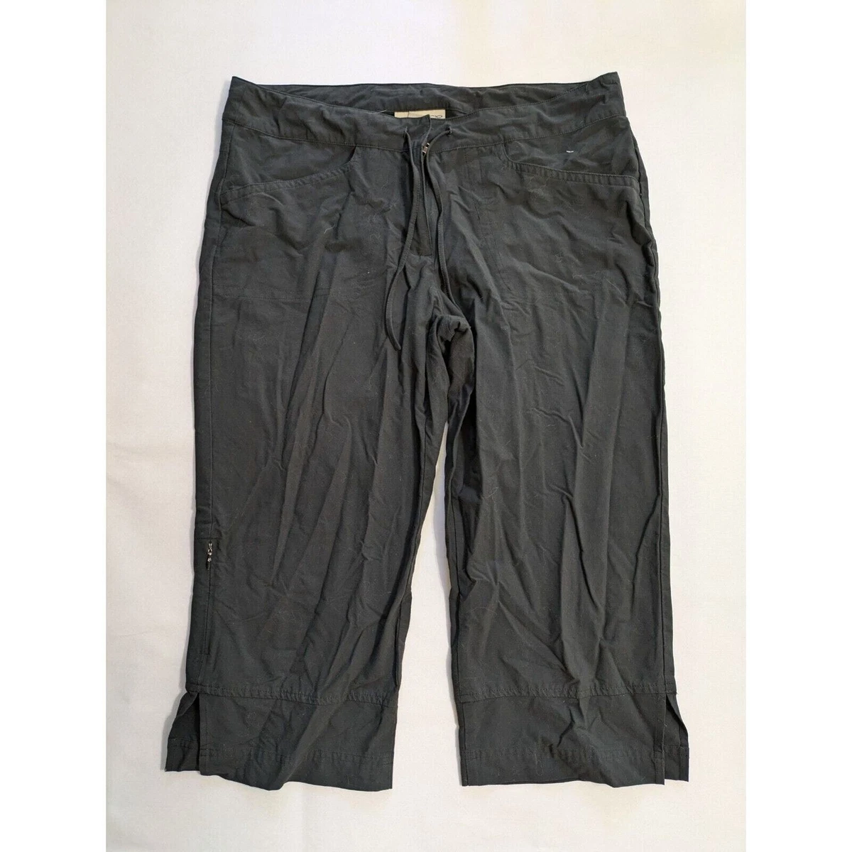 Pantalon ExOfficio Femme T10 Beige Anti-insectes Convertible Randonnée Nylon